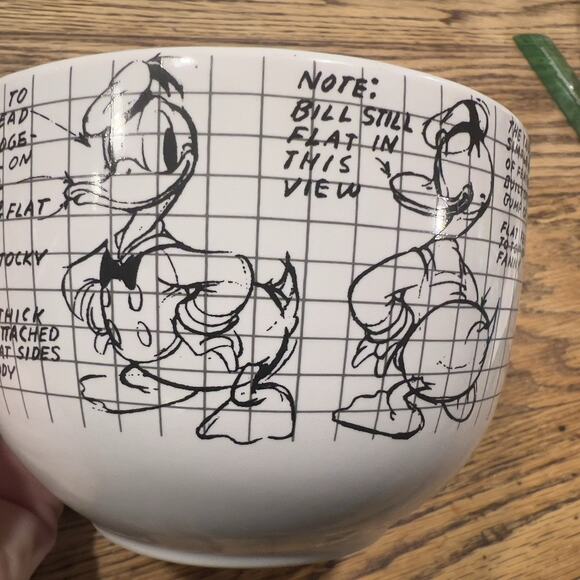 NEW Donald Duck LARGE Soup Mug Disney Sketchbook 29 Oz 5” NWT FABULOUS! - Picture 4 of 6